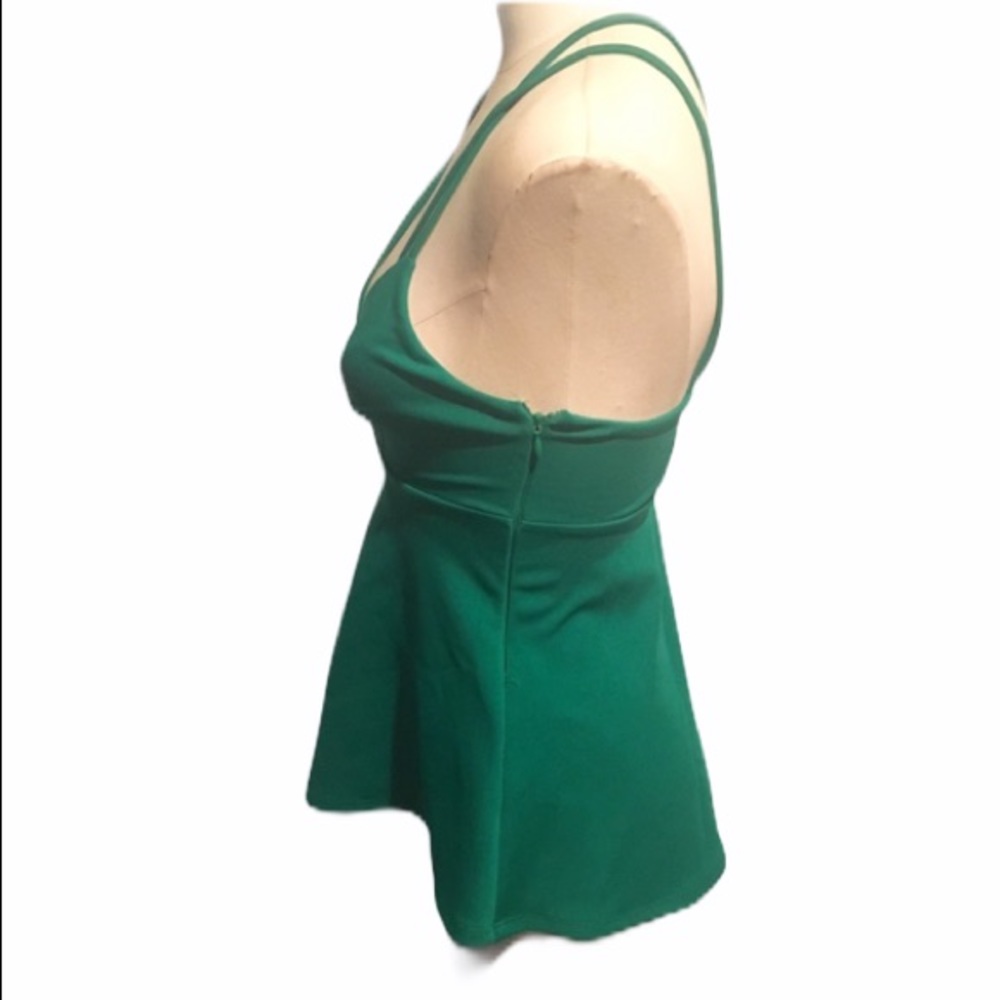 Express Strappy Empire‎ Waist Cami Green - Picture 4 of 8
